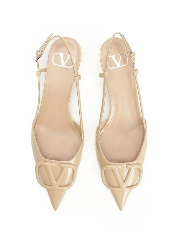 Valentino Beige Sandal Heels - Image 5