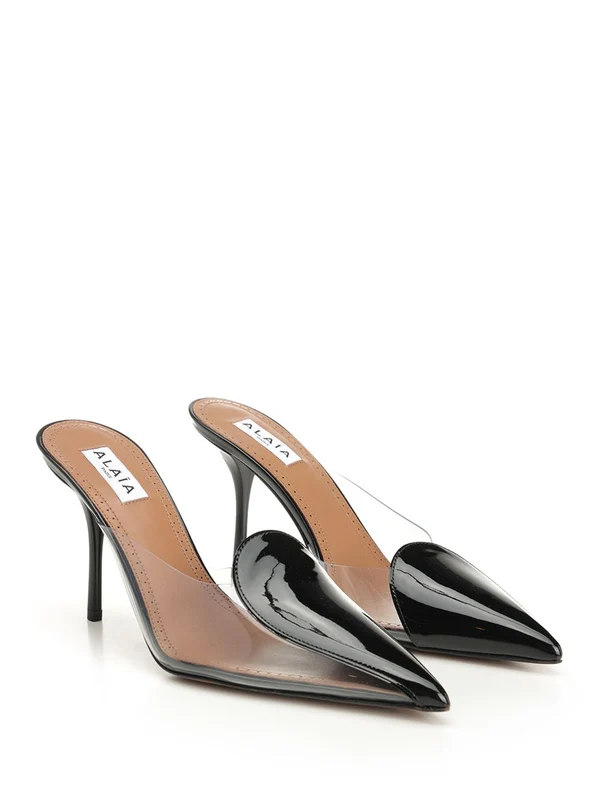 Alaia Black Sandal Heels - Image 2