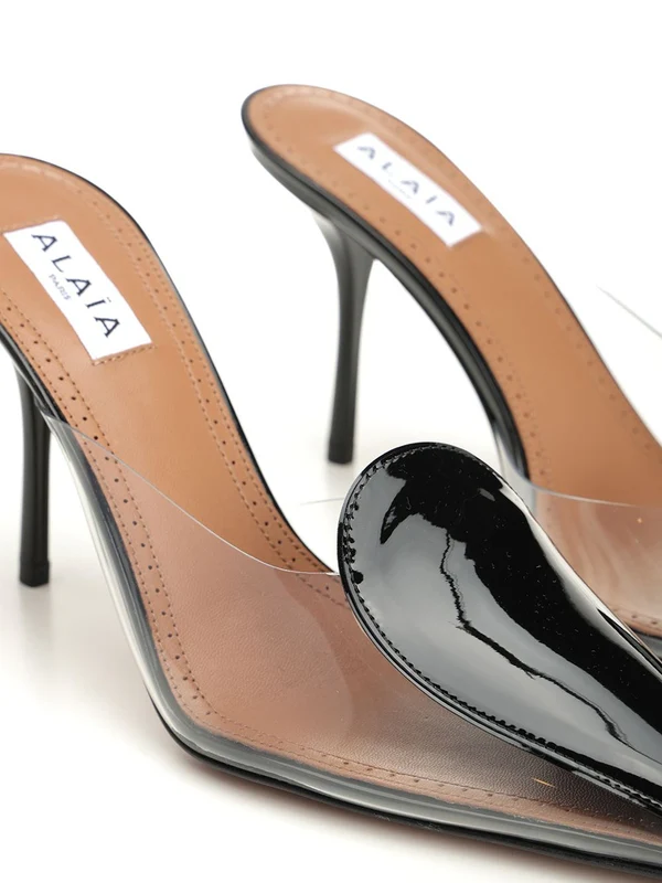 Alaia Black Sandal Heels - Image 6