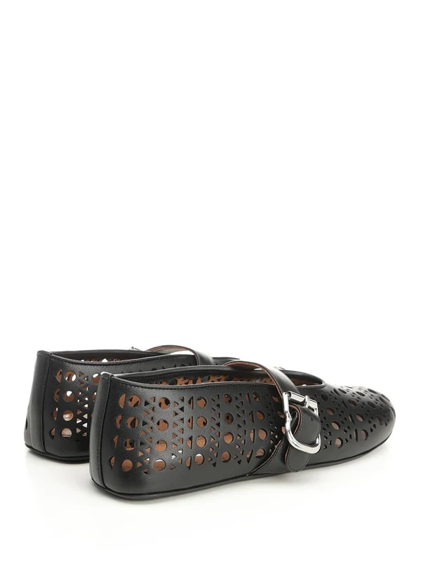 Alaia Black Flat Shoes - Image 3
