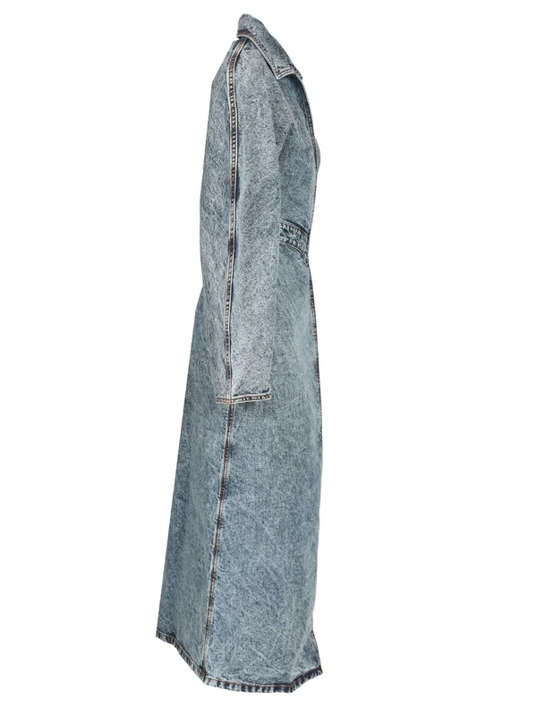 Alaia Blue Trench - Image 3