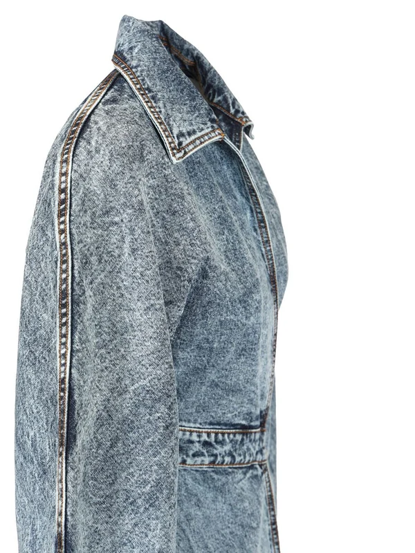 Alaia Blue Trench - Image 5