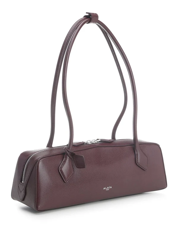 Alaia Le Teckel Burgundy Tote Bag - Image 2