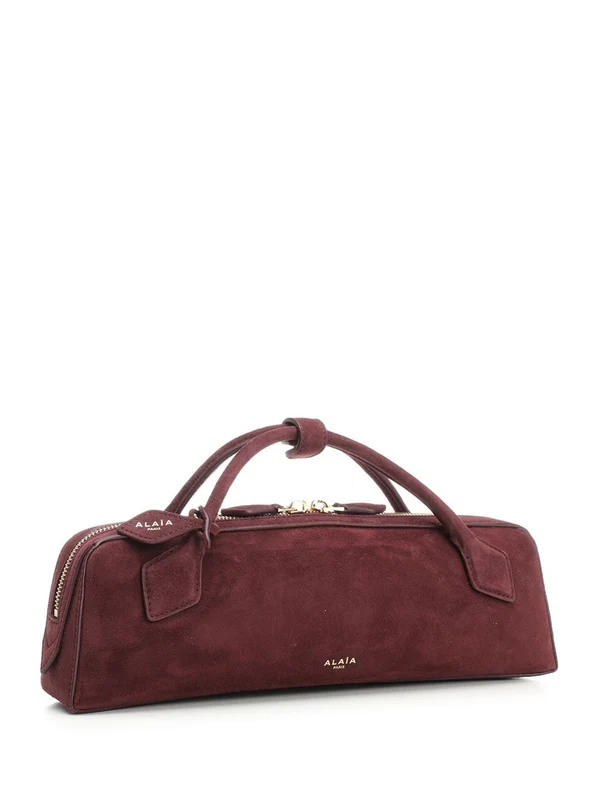 Alaia Le Teckel Burgundy Tote Bags - Image 2
