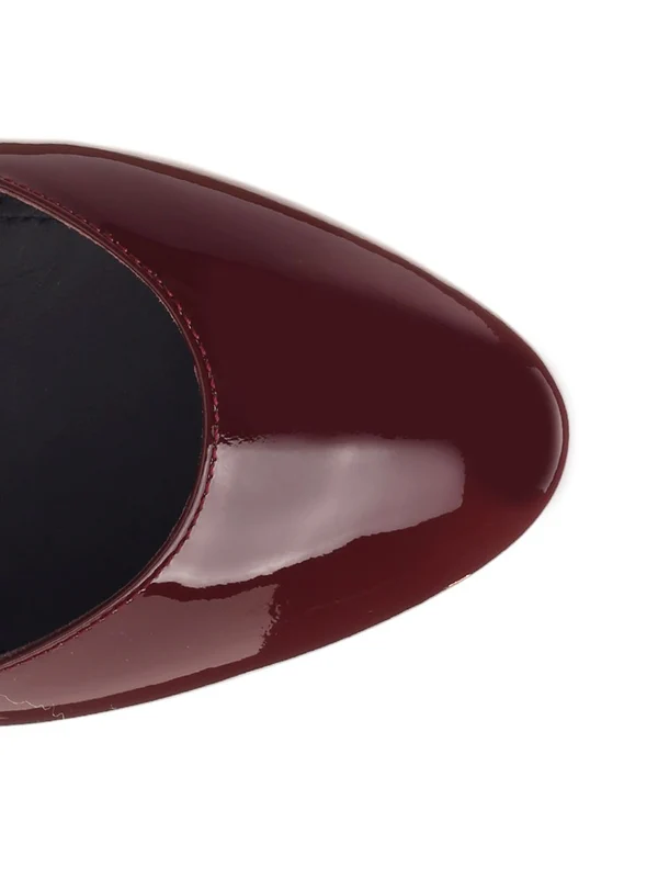 Alaia Burgundy Sandal Heels - Image 4