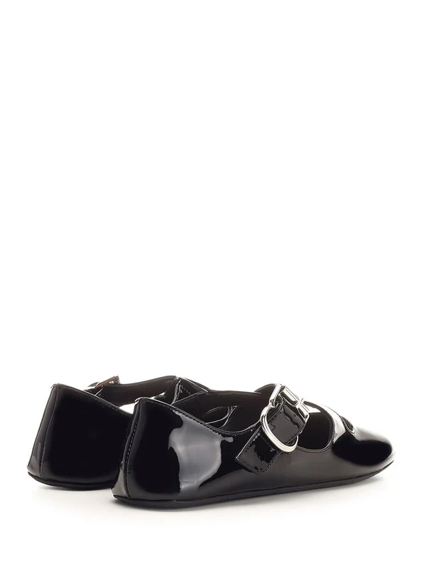 Alaia Black Flat Shoes - Image 3