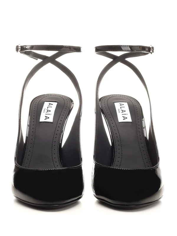 Alaia Black Sandal Heels - Image 5