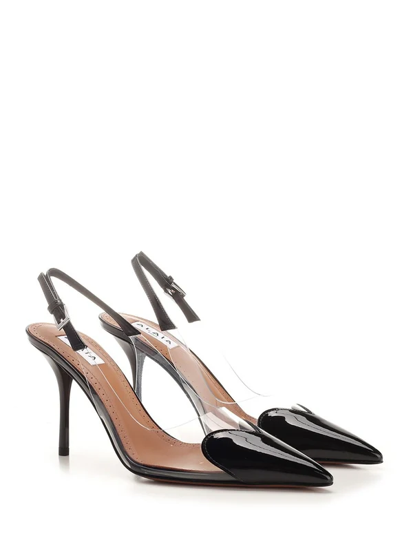 Alaia Black Sandal Heels - Image 2