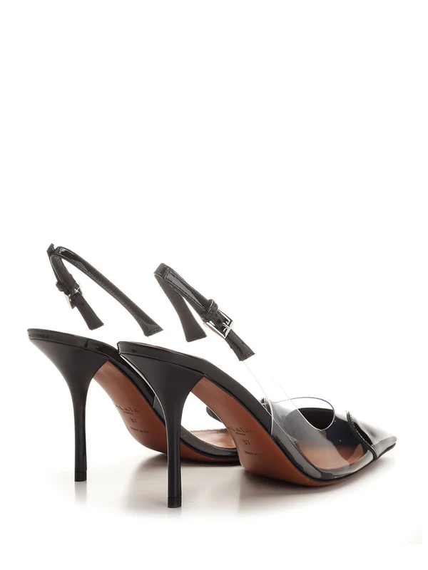 Alaia Black Sandal Heels - Image 3