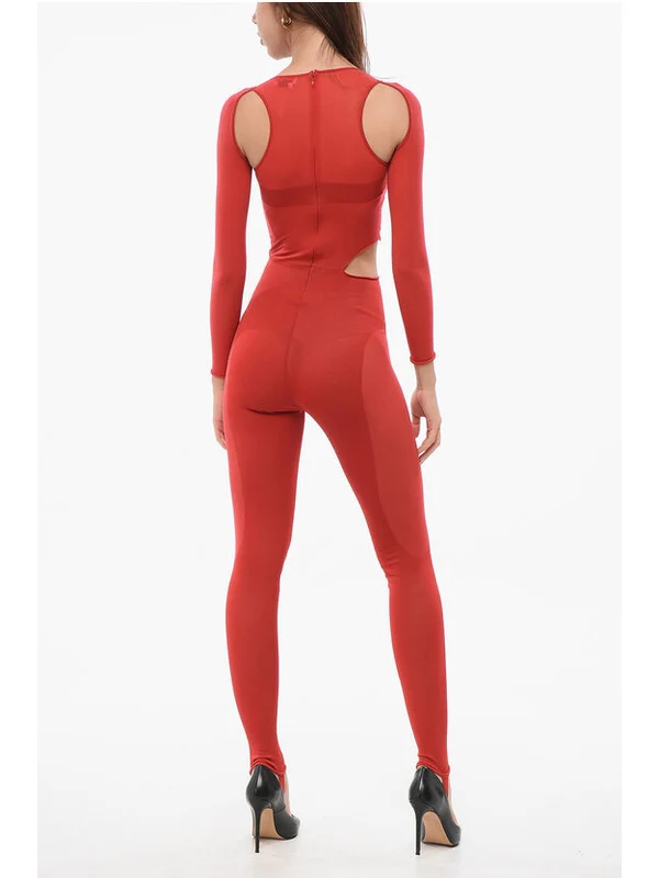 Alexander Mcqueen Red Jump Suits - Image 2
