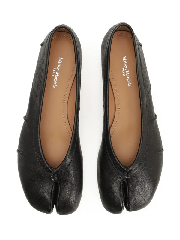 Maison Margiela Black Flat Shoes - Image 5