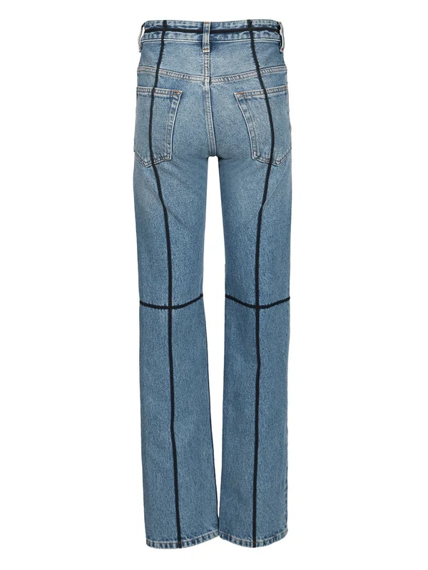 Mm6 Maison Margiela Blue Denim Pants - Image 2