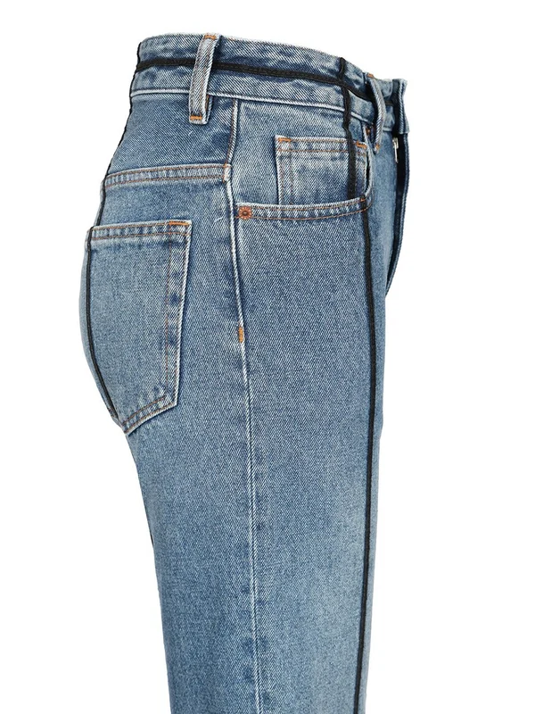 Mm6 Maison Margiela Blue Denim Pants - Image 4