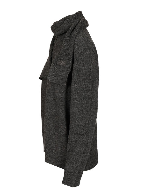 Mm6 Maison Margiela Grey Cardigans - Image 3