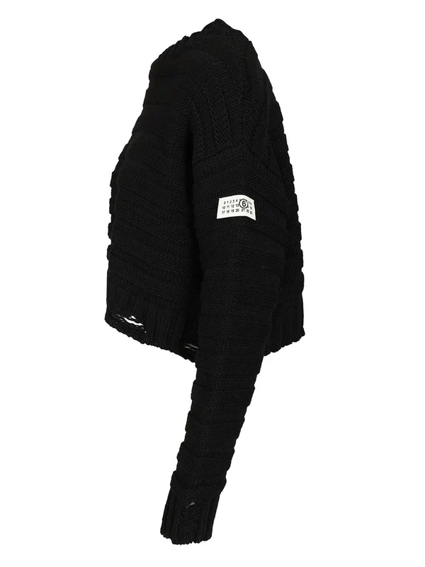 Mm6 Maison Margiela Black Knitted - Image 3