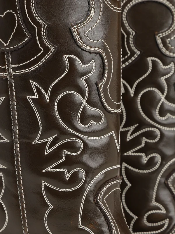 Ganni Black Middle Boots - Image 6