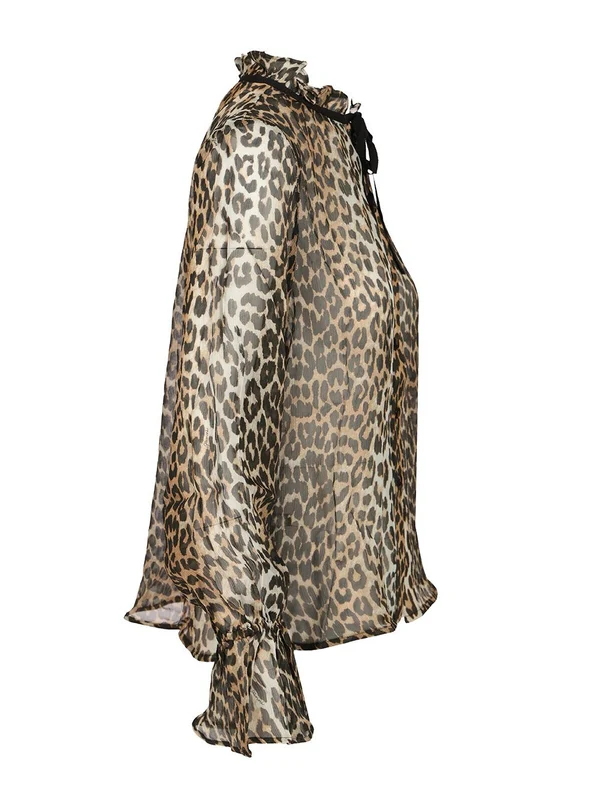 Ganni Brown Shirts & Blouses - Image 3