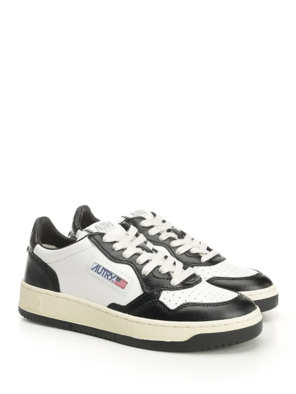 Autry Black White Low Top Sneakers - Image 2