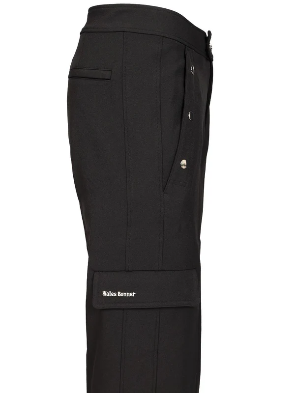 Wales Bonner Black Casual Pants - Image 3