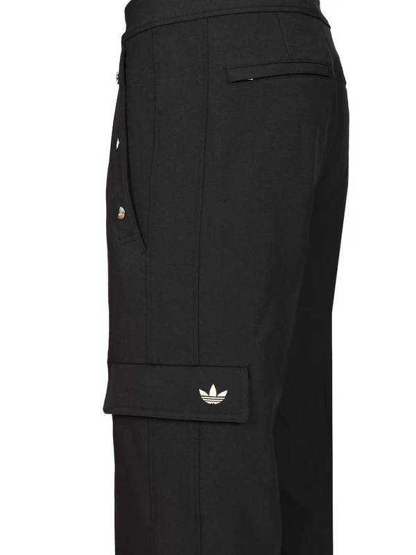 Wales Bonner Black Casual Pants - Image 4