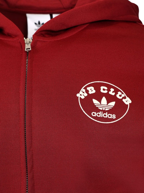 Wales Bonner Burgundy Hoodies - Image 4