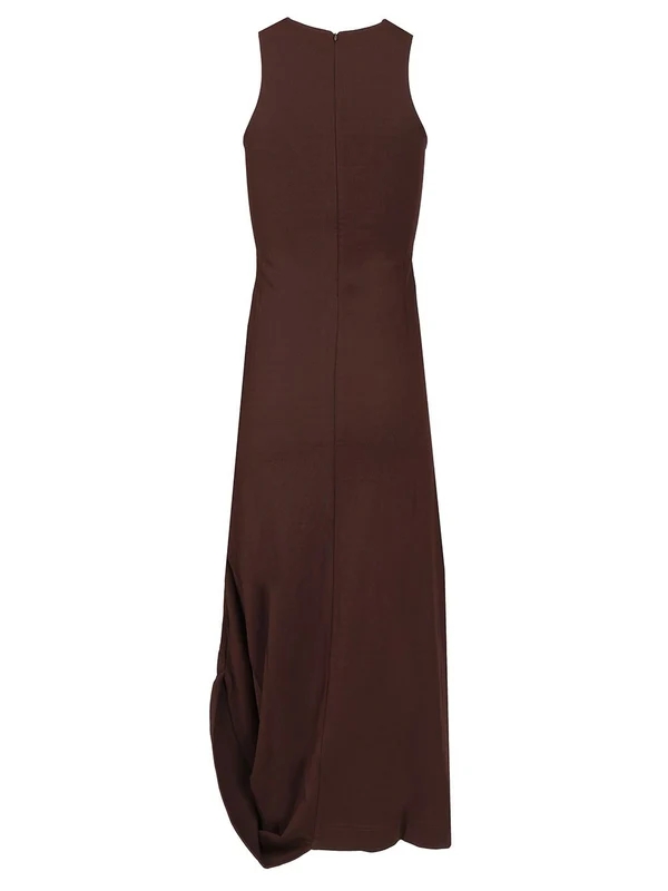 Lemaire Burgundy Midi Dress - Image 2