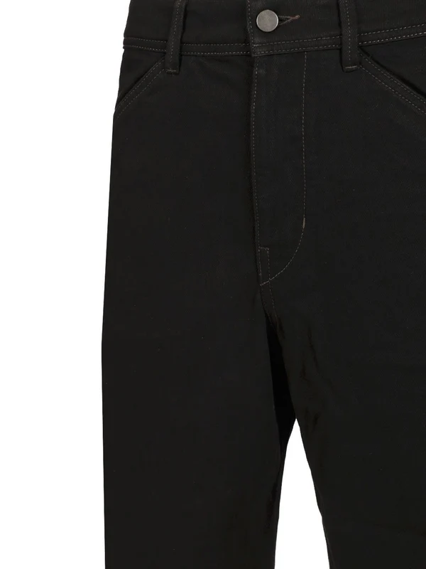 Lemaire Twisted Workwear Black Denim Pants - Image 4