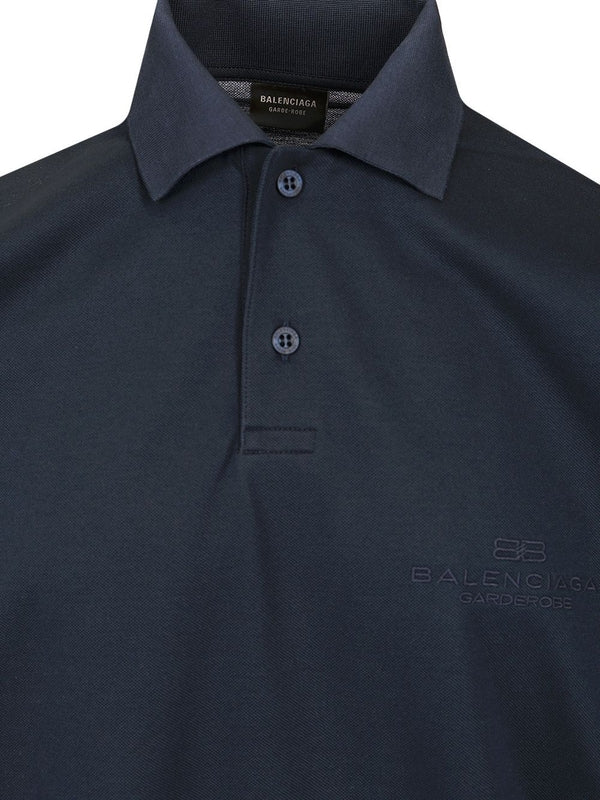 Balenciaga Blue Polo Shirts - Image 3