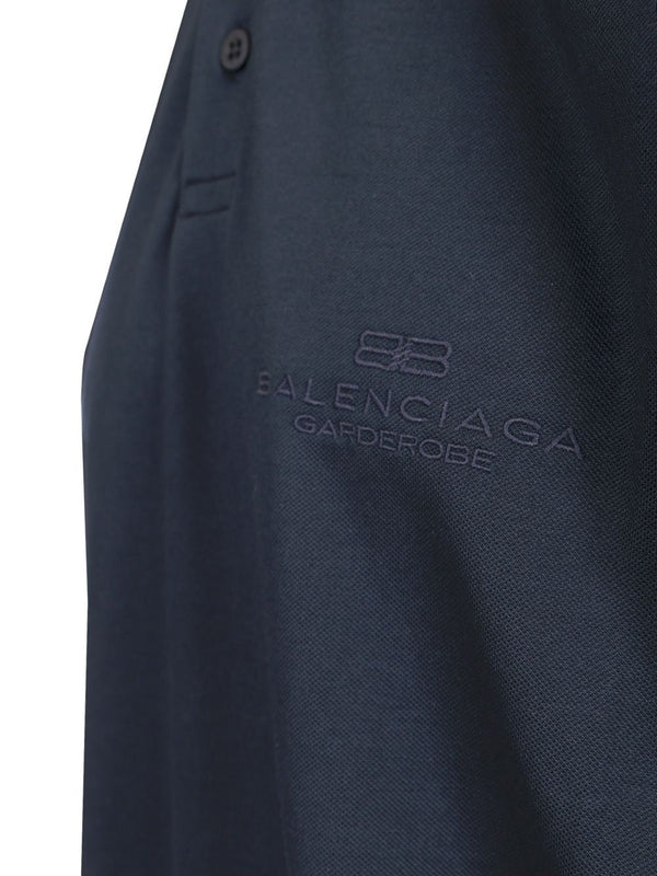 Balenciaga Blue Polo Shirts - Image 5