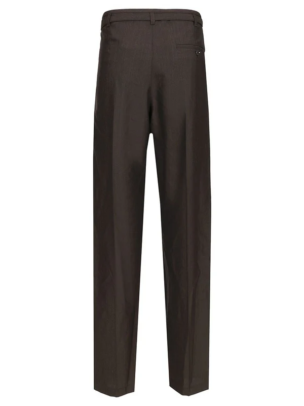 Lemaire Brown Tailored Pants - Image 2