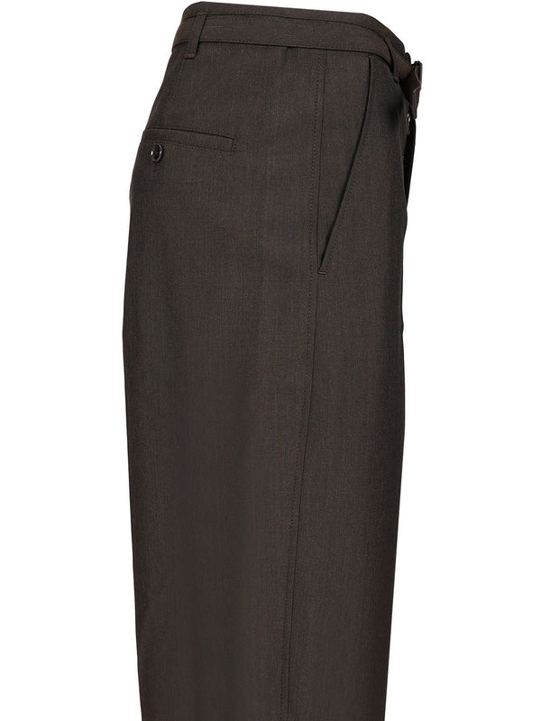 Lemaire Brown Tailored Pants - Image 3