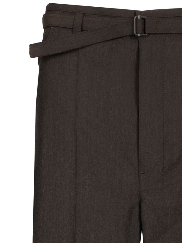 Lemaire Brown Tailored Pants - Image 4