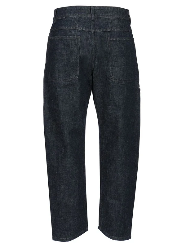 Lemaire TWISTED Workwear Blue Denim Pants - Image 2