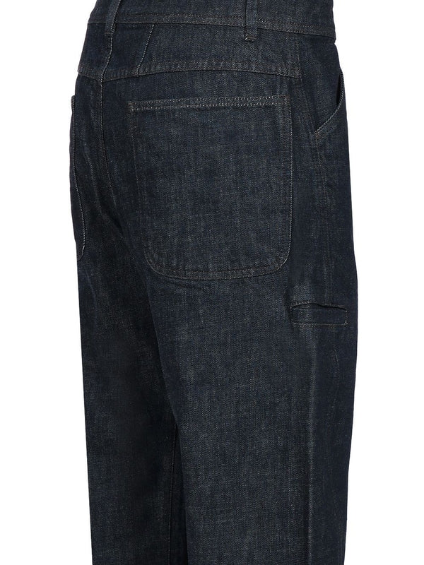Lemaire TWISTED Workwear Blue Denim Pants - Image 4