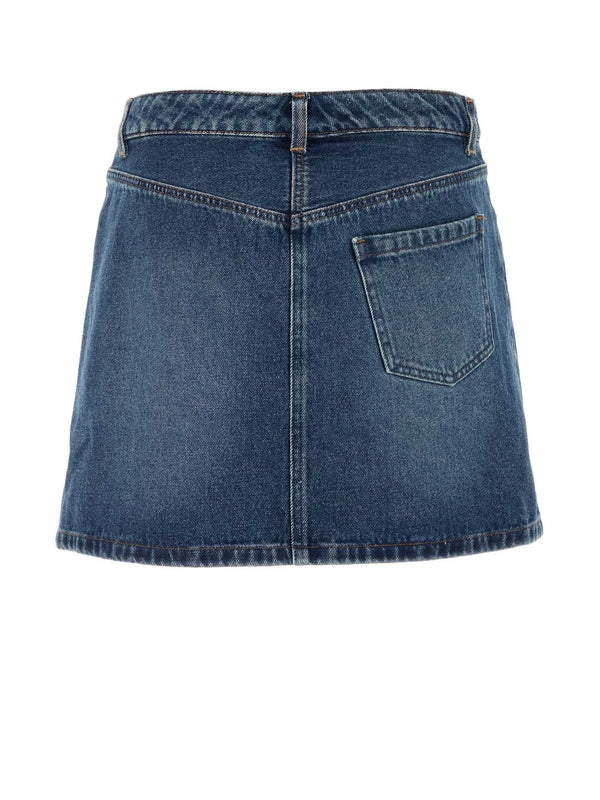 A.P.C. Blue Skirts - Image 2