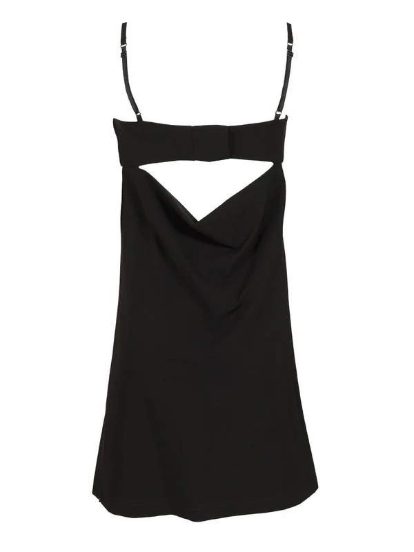 Sportmax Black Mini Dress - Image 2