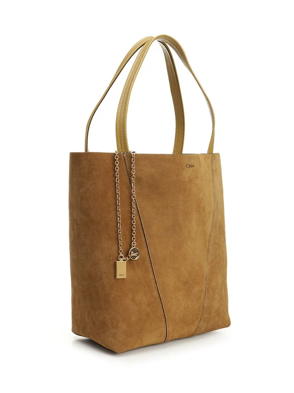 Chloe Brown Tote Bags - Image 2