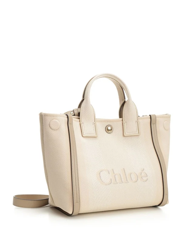 Chloe Beige Tote Bags - Image 2