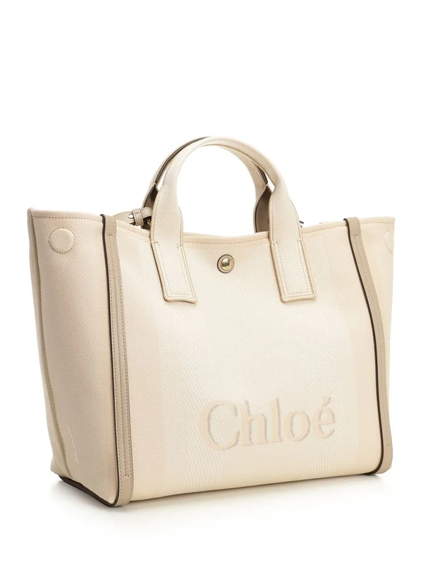 Chloe Beige Tote Bags - Image 2