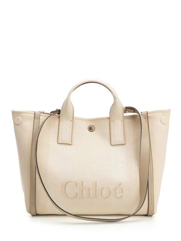 Chloe Beige Tote Bags - Image 3