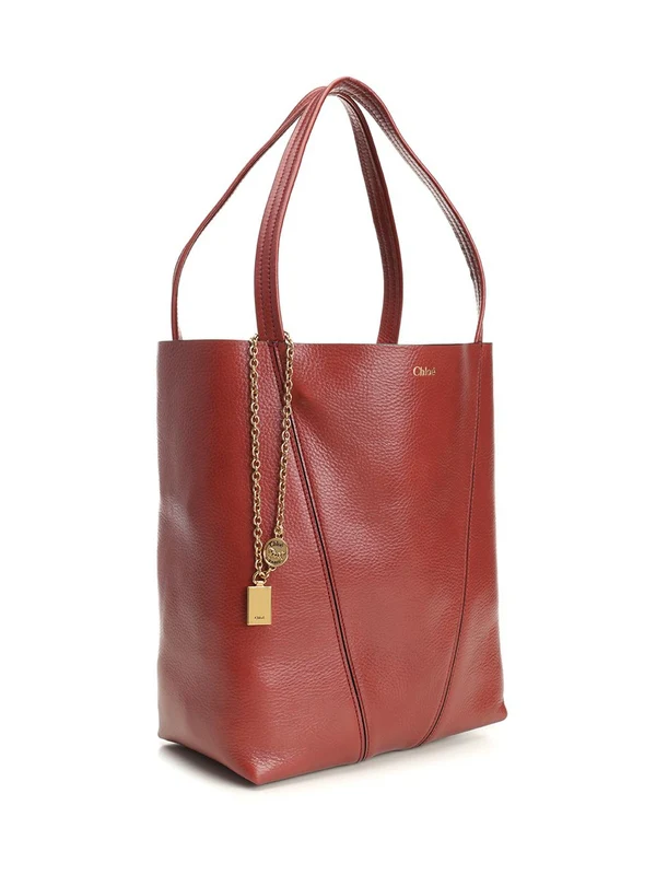 Chloe Red Tote Bags - Image 2