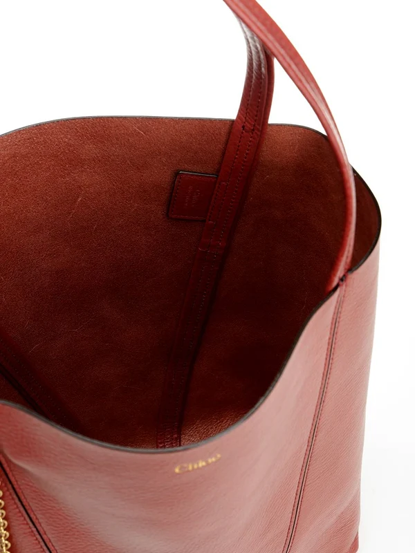 Chloe Red Tote Bags - Image 4