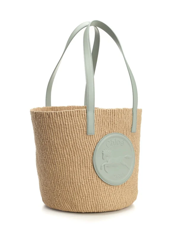 Chloe Beige Tote Bags - Image 2