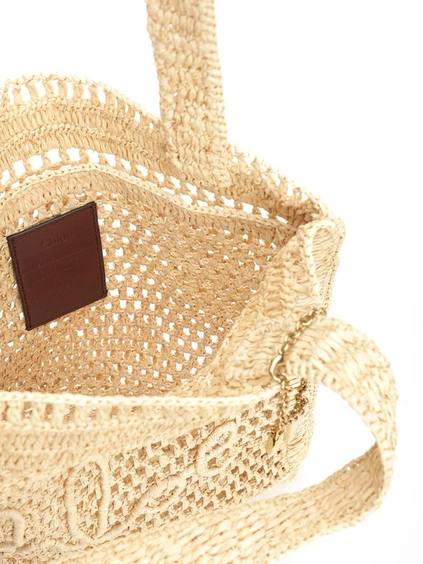 Chloe Beige Tote Bags - Image 4