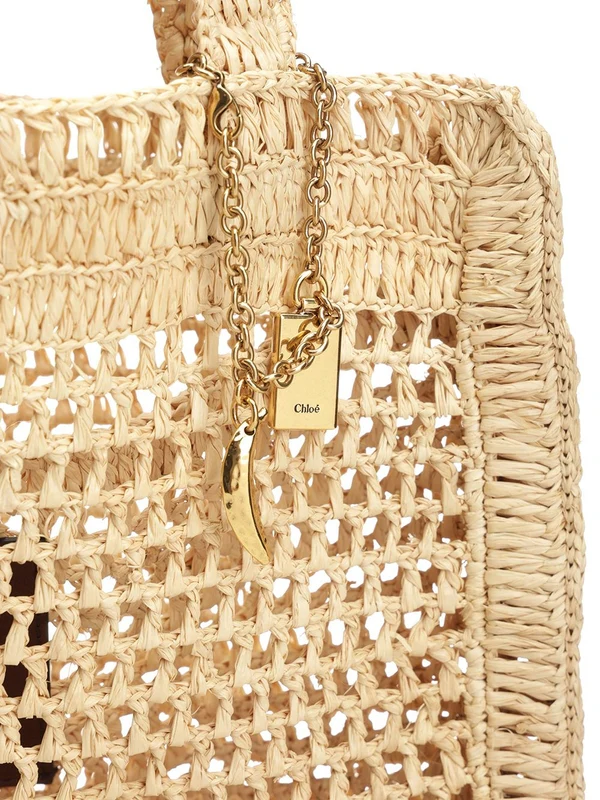 Chloe Beige Tote Bags - Image 5