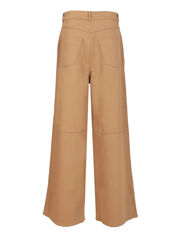 S Max Mara Beige Trousers - Image 2