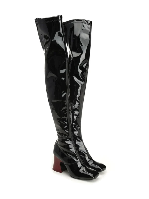 Chloe Black High Boots - Image 2