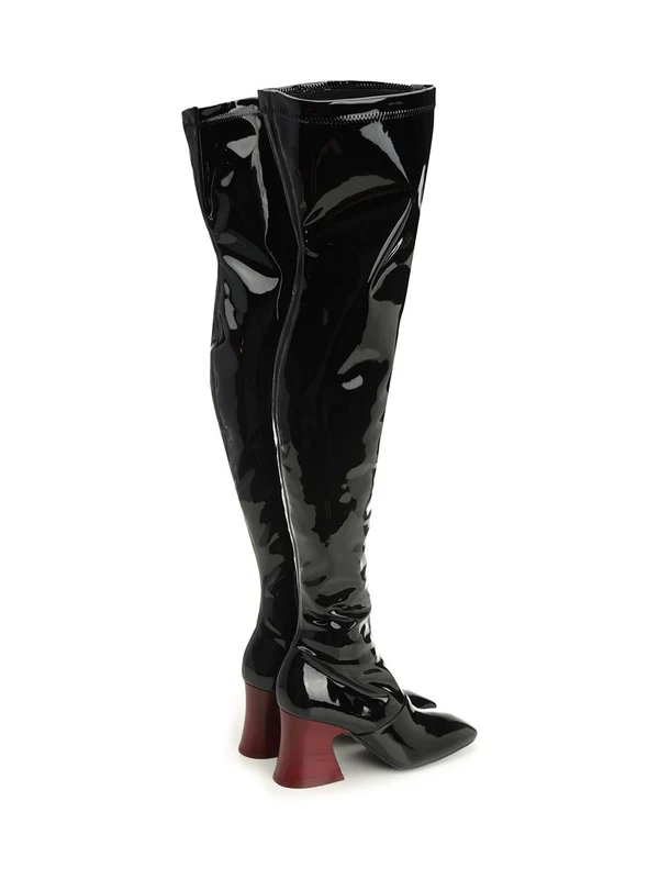 Chloe Black High Boots - Image 3