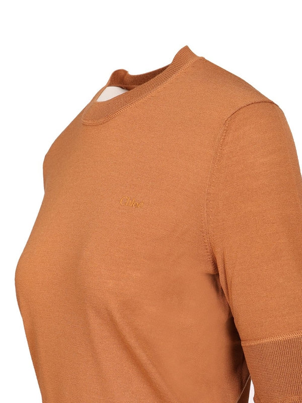 Chloe Brown Knitted - Image 3