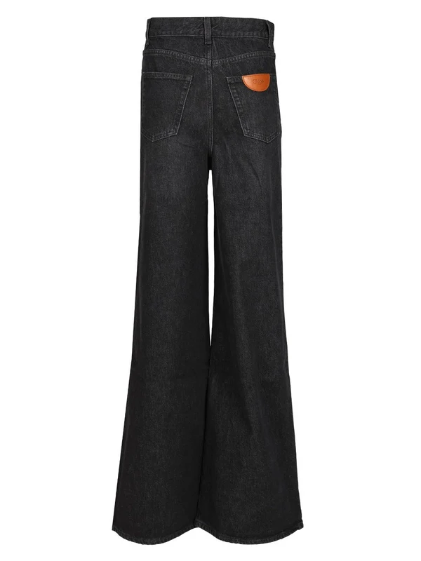 Chloe Black Denim Pants - Image 2